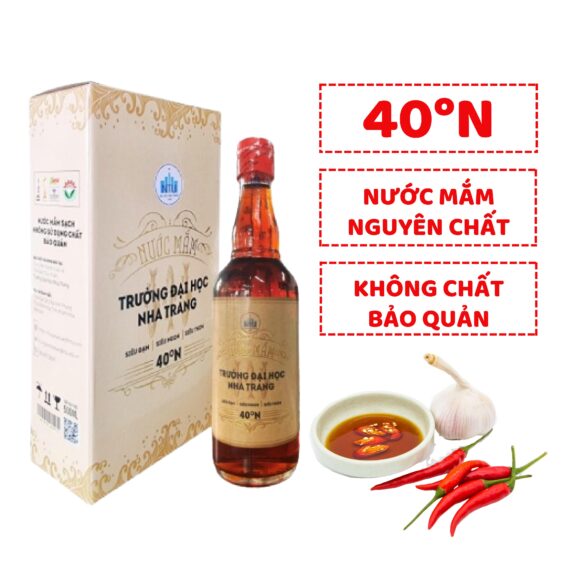 Nước Mắm 40 Đạm (hộp 2 chai)